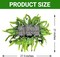 Headstone Flower Saddle, Silks Artificial Cemetery Flowers for Grave-Realistic White Lily & Rose Flower Arrangement for Outdoor Memorial Decorations, Large & Easy Fit